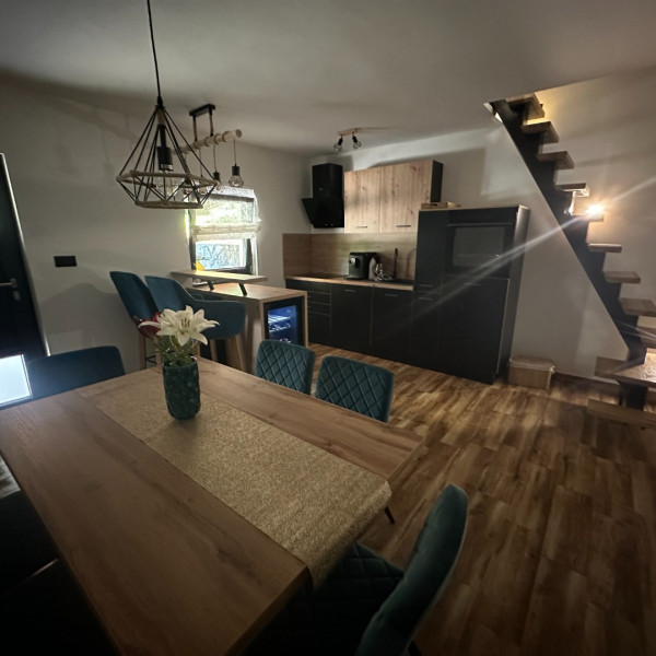 K&uuml;che, Forest house Niko, Forest house Niko mit Sauna und Jacuzzi, Johi, Gorski Kotar, Kroatien Johi