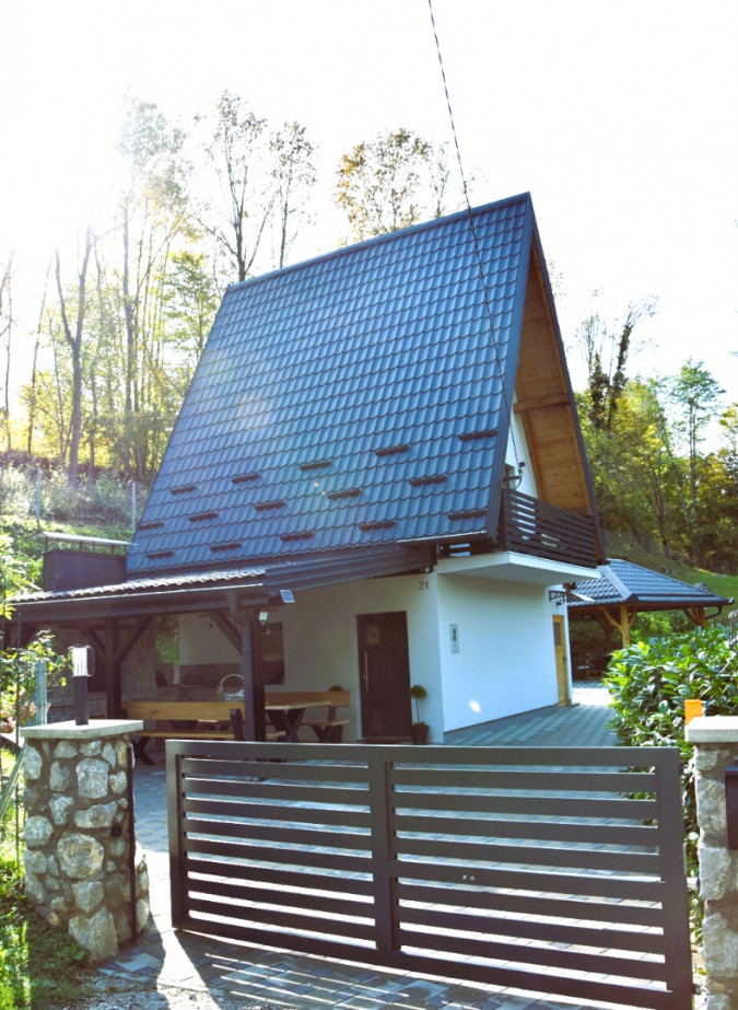 Au&szlig;enbereich und Umgebung, Forest house Niko mit Sauna und Jacuzzi, Johi, Gorski Kotar, Kroatien Johi